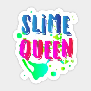 Slime Queen - Cool Neon Slime Making Gifts Sticker